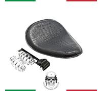 SELLA UNIVERSALE NERA HARLEY SPORTSTER CUSTOM 883 BOBBER CAFÈRACER SPECIAL