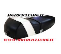Sella Vespa PX Supercorsa TRICOLORE NERO-BIANCO DIEFFE OFFERTA