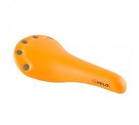 SELLA VINTAGE/FIXED PELLE CON BORCHIE ORANGE