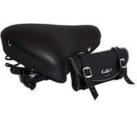 Sella Vintage Montegrappa in Pelle Sintetica (Nero) + Borsello Portaoggetti Montegrappa MOD. 0016 (Nero)