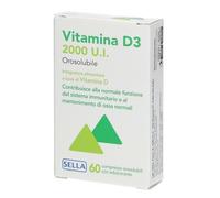 Sella Vitamina D3 2000 U.I. Integratore Alimentare, 60 compresse