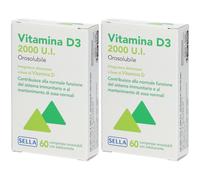 SELLA Vitamina D3 2000 U.I. Orosolubile 2x1 pz Compresse