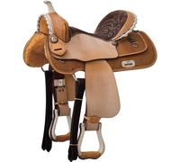 Sella western da barrel modello Arabian con gonna quadra Denver