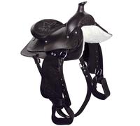 Sella western junior in cuoio misura pony completo di sittopancia e staffe Sarto