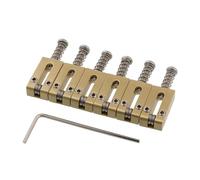 Selle a rullo per ponte per chitarra in ottone massiccio, 10,5 mm, set di selle di ricambio per chitarra elettrica ST TL Tele Strat