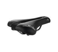 Sella da bicicletta da donna Selle Italia Lady Gel TM Flow, Manganese Rail, Fibra-Tek, Light Gel nero (L)