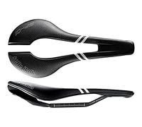 Selle Italia - Sella Bici da Corsa SP-01 Boost Kit Carbonio Superflow, Rail Carbon/Keramic Ø7x9, Sella Corta Road Perfomance Fibra-Tek Leggera, Comfort, nero