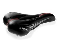 Sella Citybike Argo Nero con Foro, Pelle Sintetica, 280x160 mm, 350g, Comfort e Stile