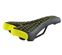 Selle Montegrappa FatBike Sella Bicicletta MTB Trekking Unisex SM 4010 in 6 Colori Made in Italy Nero Giallo