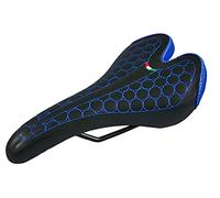 Selle Montegrappa FatBike Sella Bicicletta MTB Trekking Unisex SM 4010 in 6 Colori Made in Italy Nero Blu