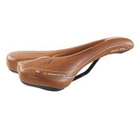 Selle Montegrappa Liberty XXL Sella da Bici da Corsa, Realizzata in Italia, Marrone Chiaro