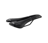 Selle San Marco ASPIDE Racing - Sella per Bici da Corsa, Leggera, Foro Anatomico, con Forma Curva e Seduta Stretta, Rail in Xsilite - Taglia S2, Nero