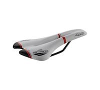 Sella Selle San Marco Aspide Open-Fit Racing Narrow bianco nero rosso