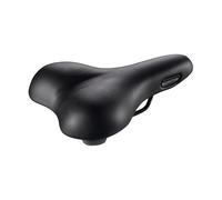 Selle San Marco BIOAKTIVE Trekking - Sella per Bicicletta Urbana, E-Bike, Trekking, Cover Morbida e Liscia, Telaio in Alluminio - Taglia L1, Nero