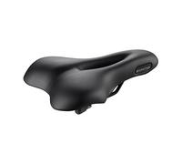Selle San Marco BIOAKTIVE Trekking - Sella per Bicicletta Urbana, E-Bike, Trekking, Foro Anatomico, Imbottitura Biofoam - S2, Nero
