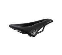 Selle San Marco SHORTFIT 130 Racing - Sella Bici da Corsa Corta ed Ergonomica con Foro Centrale, Telaio Leggero in Acciaio Xsilite - Taglia S3, Nero
