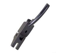 Selle vintage bloccate per chitarra elettrica, ponte tremolo per chitarra elettrica, 6 pezzi, doppio sistema di bloccaggio compatibile con doppio ponte bilanciere Tr(nero)