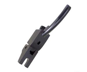 Selle vintage bloccate per chitarra elettrica, ponte tremolo per chitarra elettrica, 6 pezzi, doppio sistema di bloccaggio compatibile con doppio ponte bilanciere Tr(nero)