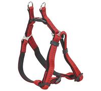 Sellerie - Imbracatura regolabile, cinghia tubolare imbottita in nylon per cane, larghezza 15 mm, dimensioni 35-50 cm, taglia S