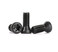 SellGood 10/20 pz Inserto Vite M1.6 M1.8 M2 M2.5 M3 M3.5 M4 M5 Sostituire Inserti in Metallo Duro Accessori CNC Tornio Lama Barra Tagliente Viti di Fissaggio (Size : M4x12 (20pcs))