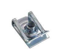 SellGood Dado a Mano 10 pz M8 M6 M5 M4 Tipo U Clip con Filettatura 8mm 5mm 6mm 4mm Dadi Reed per Auto Moto Scooter ATV Ciclomotore (Color : M6)