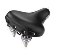 SELLA SELLINO PER BICI CITY BIKE BICI DA PASSEGGIO MORBIDA COMODA 280x245mm NERA