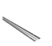 Sellon24® Binario di scorrimento a U a forma di U, R8, scanalatura a U per cancello scorrevole, cancello d'ingresso, guida da pavimento, in acciaio zincato