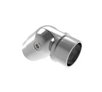 Sellon24 Configuratore di corrimano in acciaio inox 42,4 mm - Accessorio per scale - Corrimano da parete V2A - Kit (connettore snodato 0302 0-90°) Handlauf Teile
