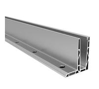 Sellon24 Profil L per VSG 12,00-21,52 mm, Alluminio Elox nero, 1,0 kN