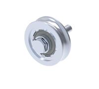 Sellon24 Rullo Profilo U Con Supporto Cuscinetto D80 Ø78 AISI304 V2A Grezzo