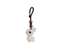 SELLONWANELO Portachiavi creativo e carino con cervo luminoso notturno, catena per cellulare, accessori da appendere, Pietra