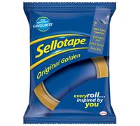 Sellotape 1443306 Originale Dorato Nastro 24mm X 66m Confezione 6