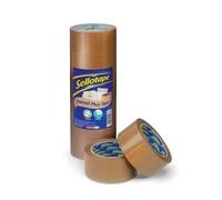 Sellotape Brown Buff Parcel Packaging Tape 50mm x 66m (Pack of 6)