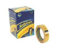 Sellotape Original Golden, Multi-Purpose Clear Tape for Household Objects, Clear