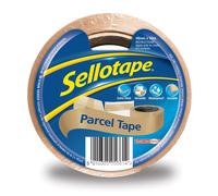 Sellotape Parcel Tape, Brown Tape for Packing, High-Strength Packaging Tape for