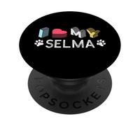 Selma Personalizzato Cane Nome Selma Pet Lover PopSockets PopGrip Adesivo