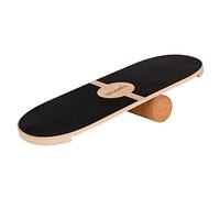 Selonis Balance Board In Legno Per Adulti E Bambini Equilibrio E Coordinazione Realizzato Concentrazione Trainer Rullo Di Sughero Sport Yoga Fisioterapia - Dispinibile Con Tappetino O Senza