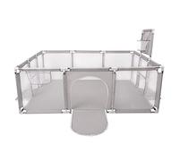 Selonis Recinto Per Bambini SENZA Palline, Playground Box, Grigio