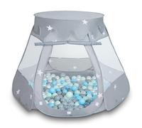 Selonis Tenda Per Bambini da Gioco a Forma di Castello Pieghevole Casetta dei Giochi Con Palline Colorate Facile Da Montare Perfetta Per Giocare In Interni Ed Esterni