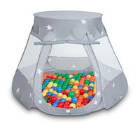 Selonis Tenda Per Bambini da Gioco a Forma di Castello Pieghevole Casetta dei Giochi Con Palline Colorate Facile Da Montare Perfetta Per Giocare In Interni Ed Esterni
