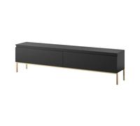 Selsey BEMMI - Mobile TV - 175 cm - nero con gambe dorate