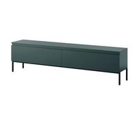 SELSEY BEMMI - Mobile TV - 175 cm - Verde scuro - Gambe in metallo