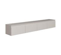 Selsey Bemmi - Tavola sospesa 28,4 x 200 x 31,8 cm, minimalista per TV, in truciolato di alta qualità con bordi in ABS, due scomparti, rivestita in melamina, ideale per il soggiorno