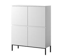 Selsey Comò con Ante, Legno ingegnerizzato, Bianco, 100