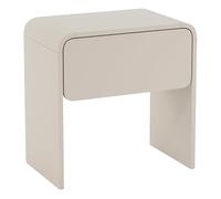 Selsey Comodino Camera da Letto Beige Cashmere Design Moderno con Cassetto a Guide a Sfere Ideale per Stili Moderni e Classici Bordi PVC Larghezza 50 cm Comodini Eleganti e Funzionali