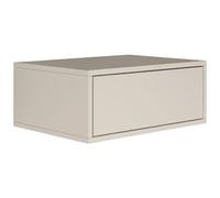 Selsey Comodino Sospeso Framme 50 cm Kaschmir Elegante e Minimalista per Camera da Letto Cassetto Spazioso Push to Open Design Unico con Venature - Pannello Laminato 16mm