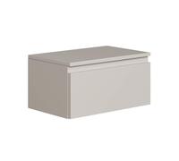 Selsey Comodino Sospeso Larghezza 49 cm Talpa Camera da Letto Design Moderno e Minimalista Mensola con Cassetto Pulizia Facile Compatibile con Robot Portata 8kg Resistente