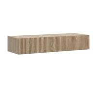 Selsey Consolle Ingresso Sospeso 90 x 17 cm Tavolo Console con Cassetto A Lamelle Rovere Oliato Nolie