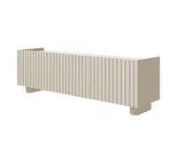 Selsey Mobile TV Fiorra 144x38,3x49 cm - Eleganza e Funzionalità Pannelli Laminati e MDF - 3 Scomparti Chiusi - Passaggio Cavi Integrato - Design Cachemire - Mobile TV per Soggiorno