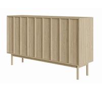 Selsey Neksto - Cassettiera a 3 ante, 150 cm, con gambe in legno di quercia oliata